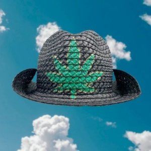 Mary Jane's Black Painted Cowboy Hat